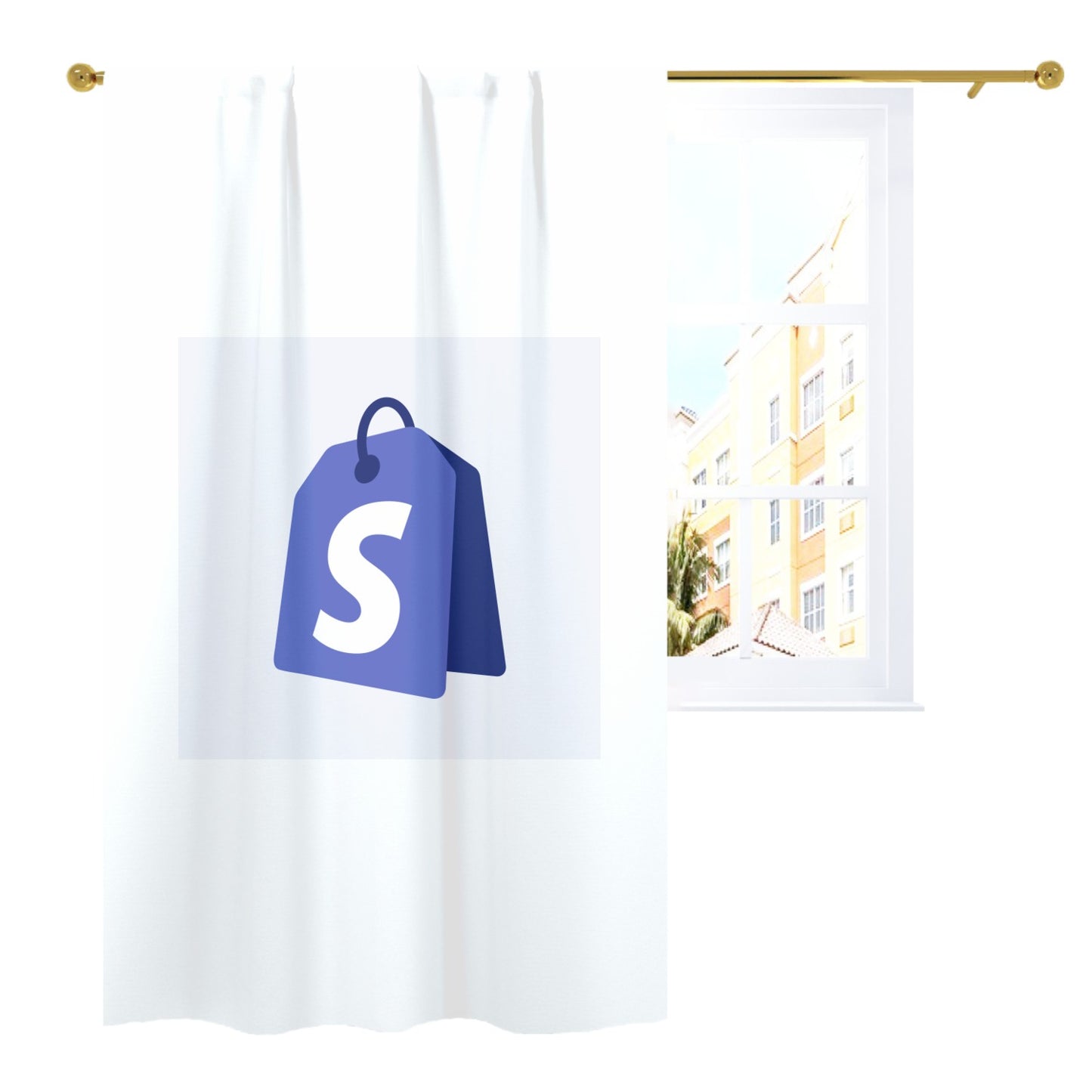 a close up of a curtain