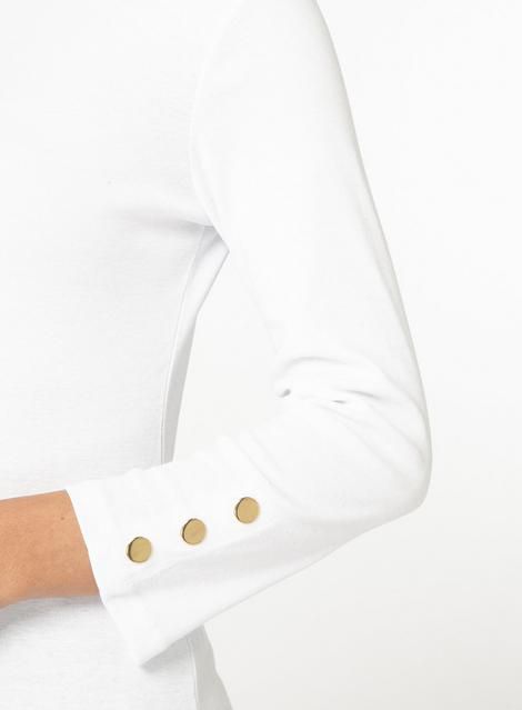 a close up of a person